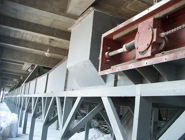 刮板機施工現場圖